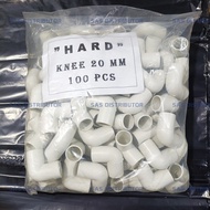 (100 Pcs) Keni Conduit 20 mm PVC Per Pack Knee/ 20 mm Keni Electrical Pipe 20 mm Elbow/ 20 mm pvc co