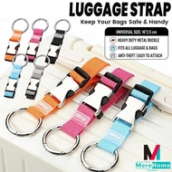 Luggage Hanging Straps Nylon Baggage Adjustable Buckle Straps Baggage Belt Travel Accessories 1Pc