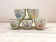 彼得兔茶杯一套(5隻) Peter Rabbit cup set (5 pcs)