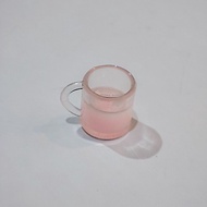 MINIATURE 1:12 STRAWBERRY MILK (1.1 x 1.4 x 1 cm) TOY DRINK MILK