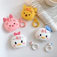 Cute Earphone Case Cartoon Headphone Case For Apple Airpods 1/2 Airpods Pro EarPods Funny Silicone E