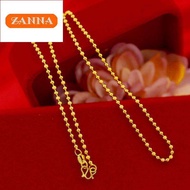 emas bangkok original cop 916 malaysia womens necklace beaded snake bone chain