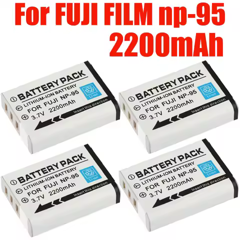 Upgrade 2200mAh np-95 NP95 Li-ion Battery For Fujifilm Finepix F30 F31FD Real 3D W1 X30 X100 X100T X