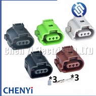 3 Pin Automotive waterproof connector sensor wire harness plug 1J0973703 1J0973703A 1J0973703B 1J097