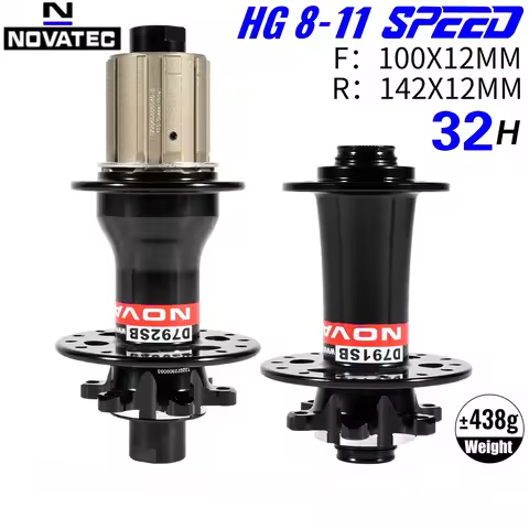 NOVATEC D791SB/D792SB Bicycle Hubs – Quick Release & Thru Axle BOOST 24/28/32 Hole for Shimano HG 8/