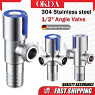 OKDA 304 Stainless Steel Angle Valve 1/2 way angle valve 1/2 X 1/2