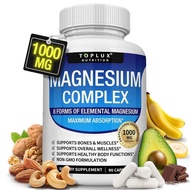 Toplux Magnesium Complex 8 Essential Magnesium Supplement 1000mg