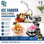 KT WARE Commercial ICE CRUSHER MACHINE Electric Dual Blade Ice Shaver  Machine Cendol Machine ABC Pe