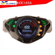 Xuming Honda Wave125X Ultimo W125X Revo Lama Revo Lawas Motorstar Zest X110 Digital Meter LED Speedo