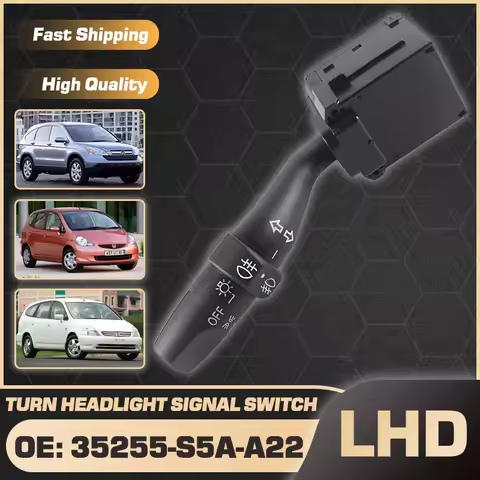 35255-S5A-A22 Car Turn Signal Headlight Switch For Honda FR-V Honda Edix 2005-2009 Honda Jazz 2002-2