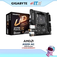 GIGABYTE A520i AC WIFI Mini iTX (ITX) AMD Motherboard | AMD AM4 Socket