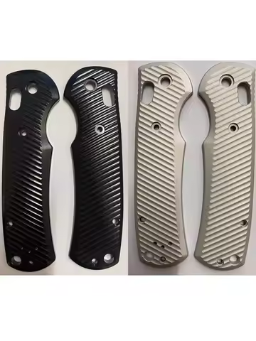 1 Pair Custom Made Aluminum Alloy Handle Scales for Benchmade Griptilian 550/551 Knives