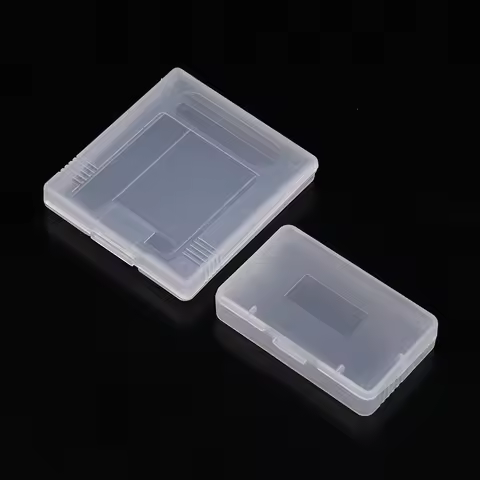 5Pcs Transparent Game Cartridge Case For Gameboy Advance GBA GBC Plastic Dustproof Box Cover For Gam