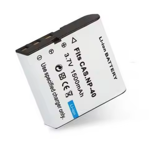 3.7 V 1500mAh NP-40 Battery Rechargeable Li-Ion Standard Battery Video Camera Battery Pack for Casio