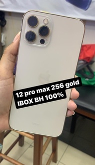 Iphone 12 pro max 256 gold IBOX bekas