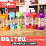 10/20/30 Minutes Hexagonal Hourglass Children Student Timer Birthday Gift Plastic Hourglass Glitter 