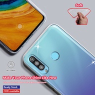 For Huawei P30 Lite New Edition 2020 Nova 4E MAR-LX2 Non-Yellowing Shockproof Phone Bumper Cover Back Soft Rubber Crystal Clear Slim Protective Jelly Case