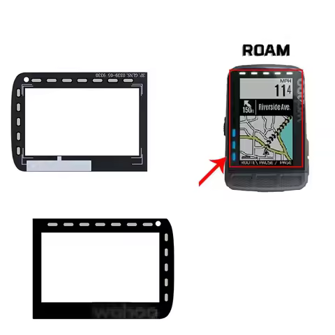 For WAHOO ELEMNT ROAM 2 Generation WFCC6 Computerized Bicycle Road Bicycle Mountain Bicycle GPS Glas