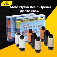 10/12/16/20PCS Japan Nylon Resin Mold Opener D12/D13/D16 Mold resin Shutter High-tempet resist nylon hook retractor plug M5~M10