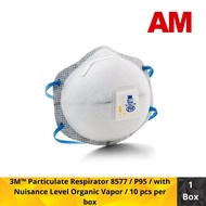 3M Particulate Respirator 8577 / P95 / with Nuisance Level Organic Vapor / 10 pcs per box