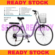 Sepeda Keranjang Dewasa ODESSY 26 INCH 26 83 F , 6 Speed - Pink