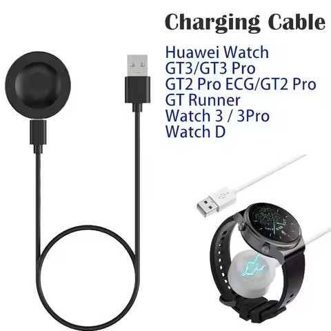 Charger for Huawei Watch GT5Pro/GT5/GT4/GT3Pro/GT3/Watch4/Watch3 USB Charger Smart Watch Fast Charge