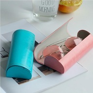 Women Man PU Leather Glasses Case Waterproof Hard Frame Eyeglass Case Reading Glasses Box Multicolor Spectacle Cases