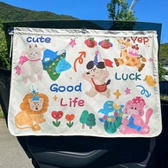 【Ready Stock】 Suction Cup Auto Abat Vent Cartoon Baby Baby Children Window Side Window Car Sun Prote