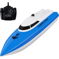 Bot RC, Bot Kawalan Jauh untuk Tasik/Kolam, Bot Perlumbaan Mini RC Elektrik Berkelajuan Tinggi 2.4 G