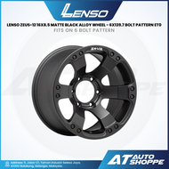 Lenso Zeus-12 - Matte Black 16x8.5 ET0 6x139.7 (1 Piece) Wheels Sportrims Offroad 4X4 4WD