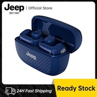 Jeep EC020หูฟังบลูทูธ AI บลูทูธไร้สายแปลแบบเรียลไทม์6.0หูฟังไฮไฟเสียง HD สายหูฟังพร้อมไมโครโฟน