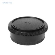 【3C】 Rear Lens Body Cap Camera Cover Anti-dust Mount Protection Plastic Black for Canon FD