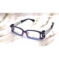 [Benge] stormy weather orange Japanese Handmade Optical Glasses Frame b Titanium Square masaki 999.9