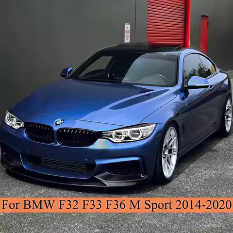 4PCS Front Bumper Lip Splitter Diffuser Body Kits Spoiler For BMW 4 Series F32 F33 F36 420i 425i 430