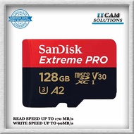 SANDISK EXTREME PRO M-SD128GB / M-SD 128GB MEMORY CARD FOR GOPRO ACTION CAMERA ETC...