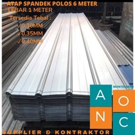 ATAP SPANDEK POLOS PANJANG 6 METER