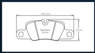 CS車宮車業 PAGID 來令片 PORSCHE 911 991.2 CARRERA 3.0 15~ 編號 4909