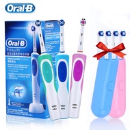 Oral B Electric Toothbrush Adult Rotation Clean Teeth Rechargeable Vitality Precision Clean Electric Toothbrush Powered by Braun D-12