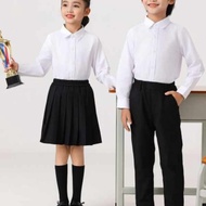 baju budak perempuan Pakaian kanak-kanak, kemeja putih, kemeja budak lelaki, seluar hitam, kostum ko