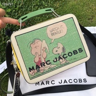 Marc jacobs bag MJ female bag cartoon bag matching small square bag fashion women bag lunch bag