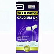 SURBEX CALCIUM D3 60 Capsules