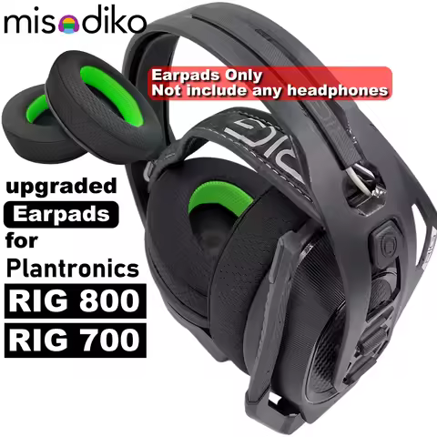misodiko Upgraded Ear Pads Cushions Replacement for Plantronics RIG 800 PRO/ 800LX/ 800HS/ 700HX/ 70