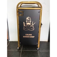SALON BARBER HAIR TROLLEY GOLD MODEL  HB G33
