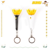SUHU Bigbang Lightstick, Portable Crown Shape Kpop Lightstick, Fashion Black White Mini Keychain Lig