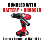 Einhell Cordless Impact Drill TE-CD 18-2 Li-i Kit [Battery Charger Set Included] [1 Year Warranty]