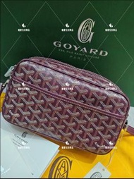 GOYARD Cap Vert 酒紅相機包 斜背 記者包