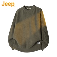 Jeep | เสื้อวัฟเฟิลเน็กกลมแขนยาว