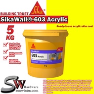 SIKA 5Kg SikaWall - 603 Acrylic Ready-to-use acrylic skim coat Sika Wall 603 SikaWall603