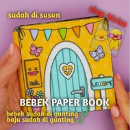 BEBEK VIRAL PAPER DUCK MAINAN EDUKASI ANAK PAPER BOOK DOLLS