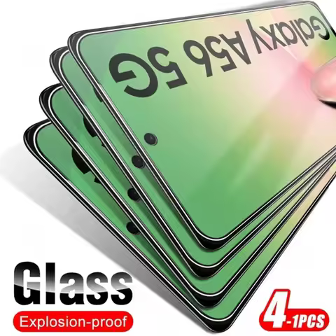 1-4Pcs Full Cover Tempered Glass For Samsung Galaxy A56 A16 A55 5g A36 A26 S24 S25 Ultra A17 A07 A54